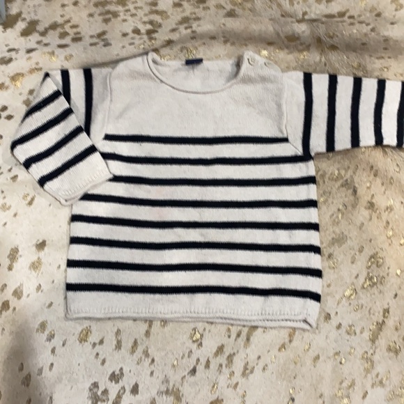 Boy Long Sleeve Onesie/Striped Sweater Bundle/Set - Picture 4 of 4